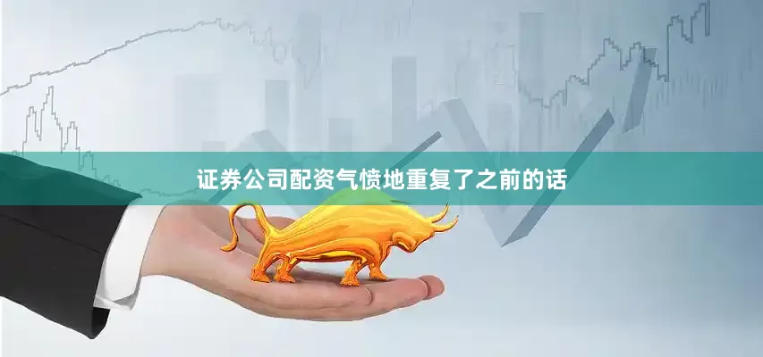 证券公司配资气愤地重复了之前的话