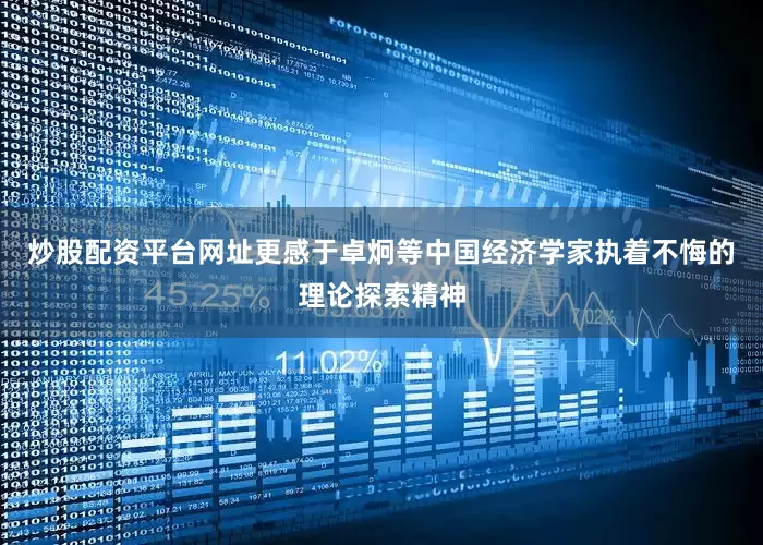 炒股配资平台网址更感于卓炯等中国经济学家执着不悔的理论探索精神